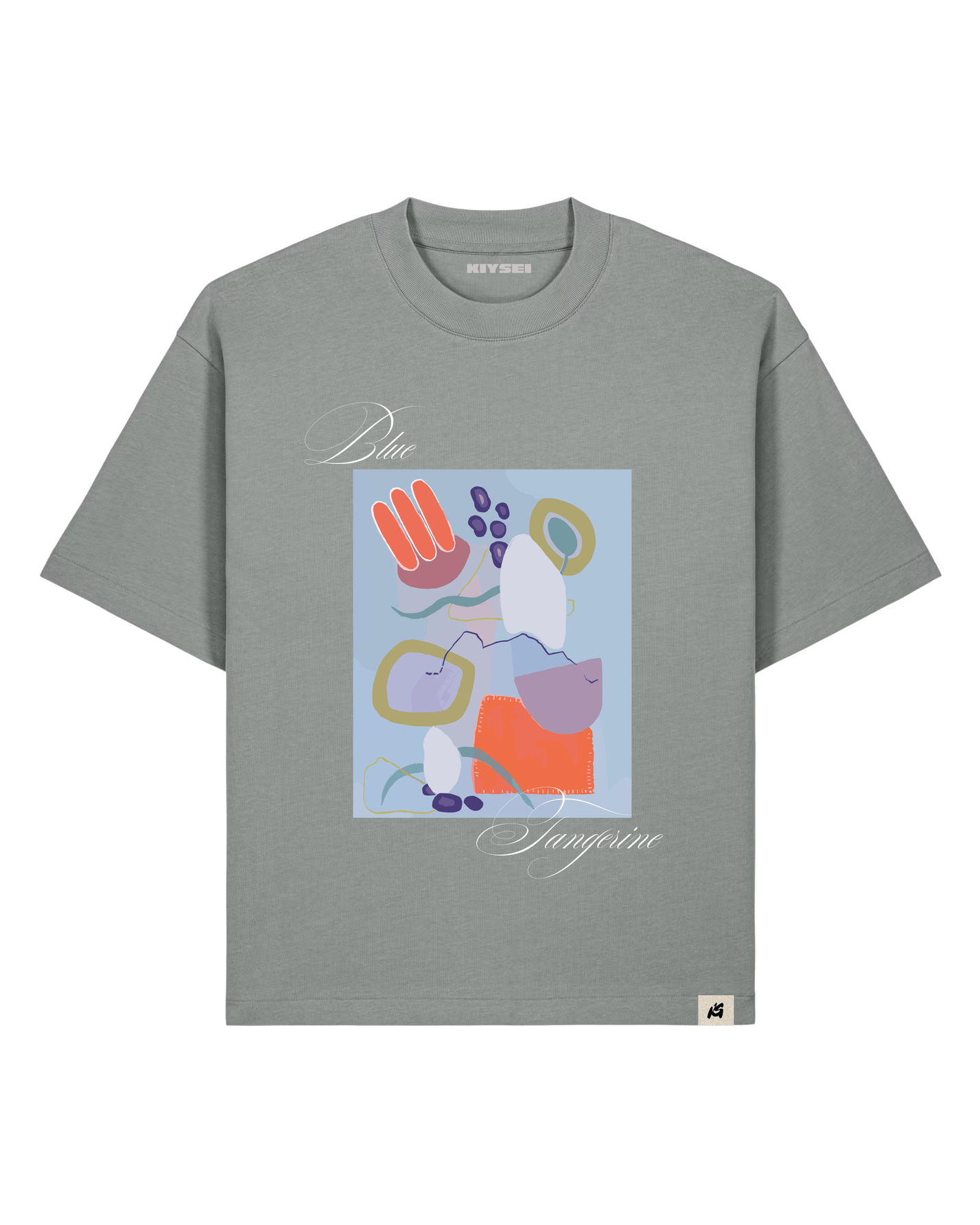T-shirt Blue tangerine