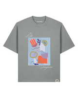 T-shirt Blue tangerine