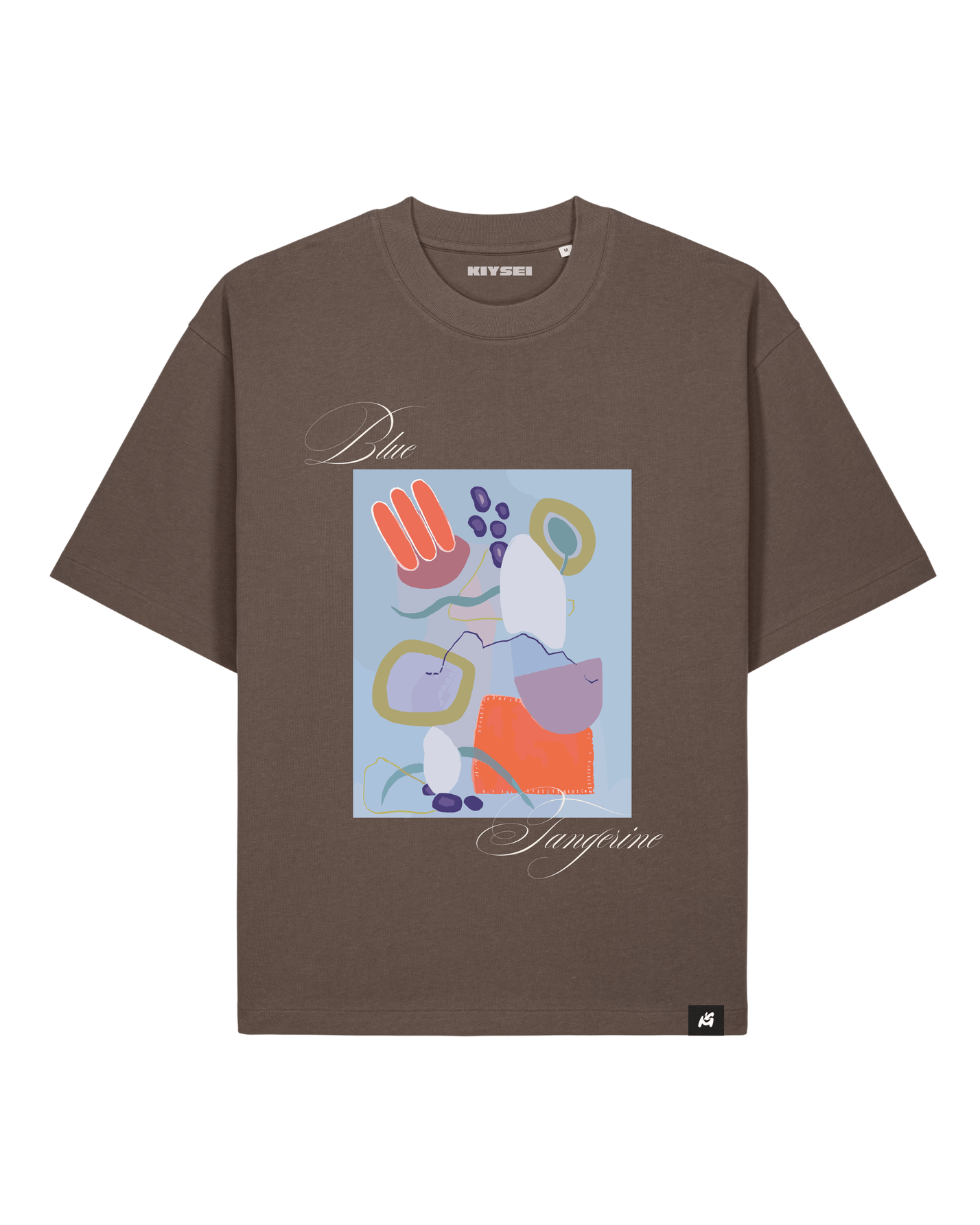 T-shirt Blue tangerine