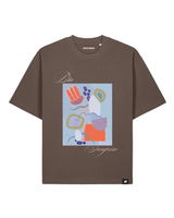 T-shirt Blue tangerine