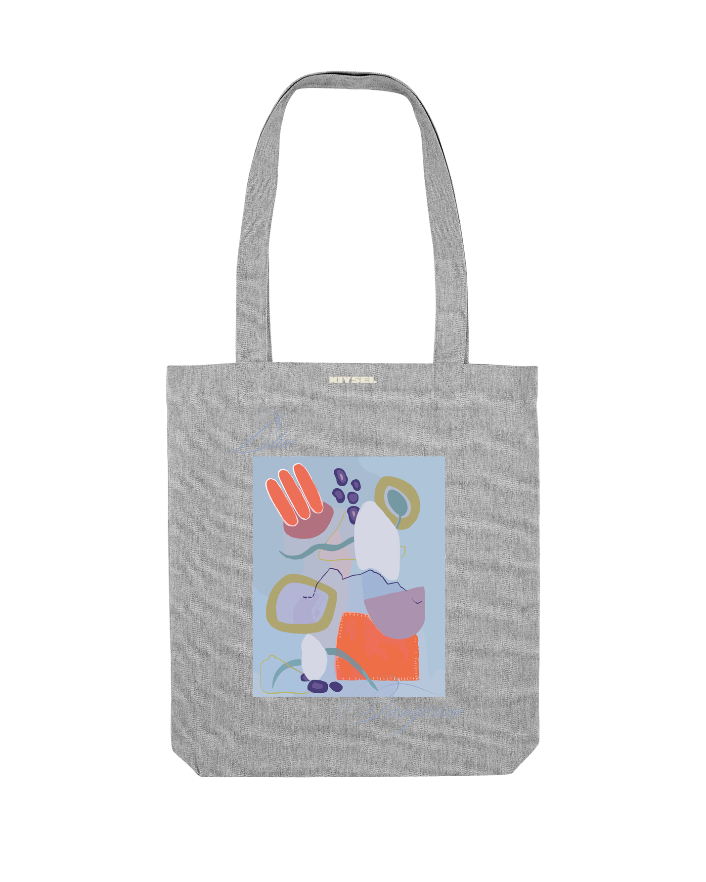 Essential Tote Bag Blue tangerine