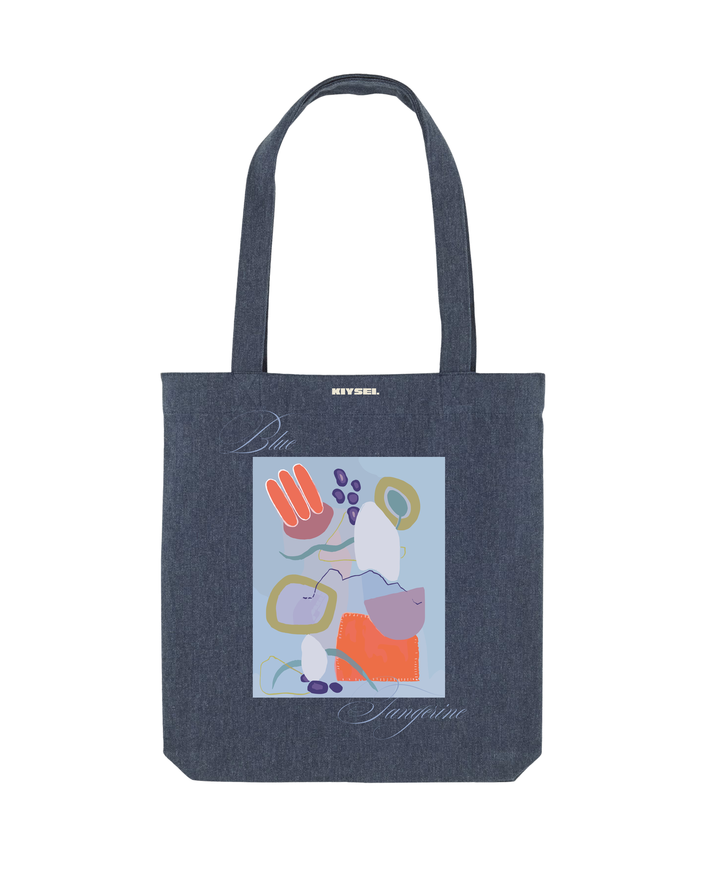 Essential Tote Bag Blue tangerine