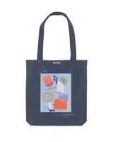 Essential Tote Bag Blue tangerine
