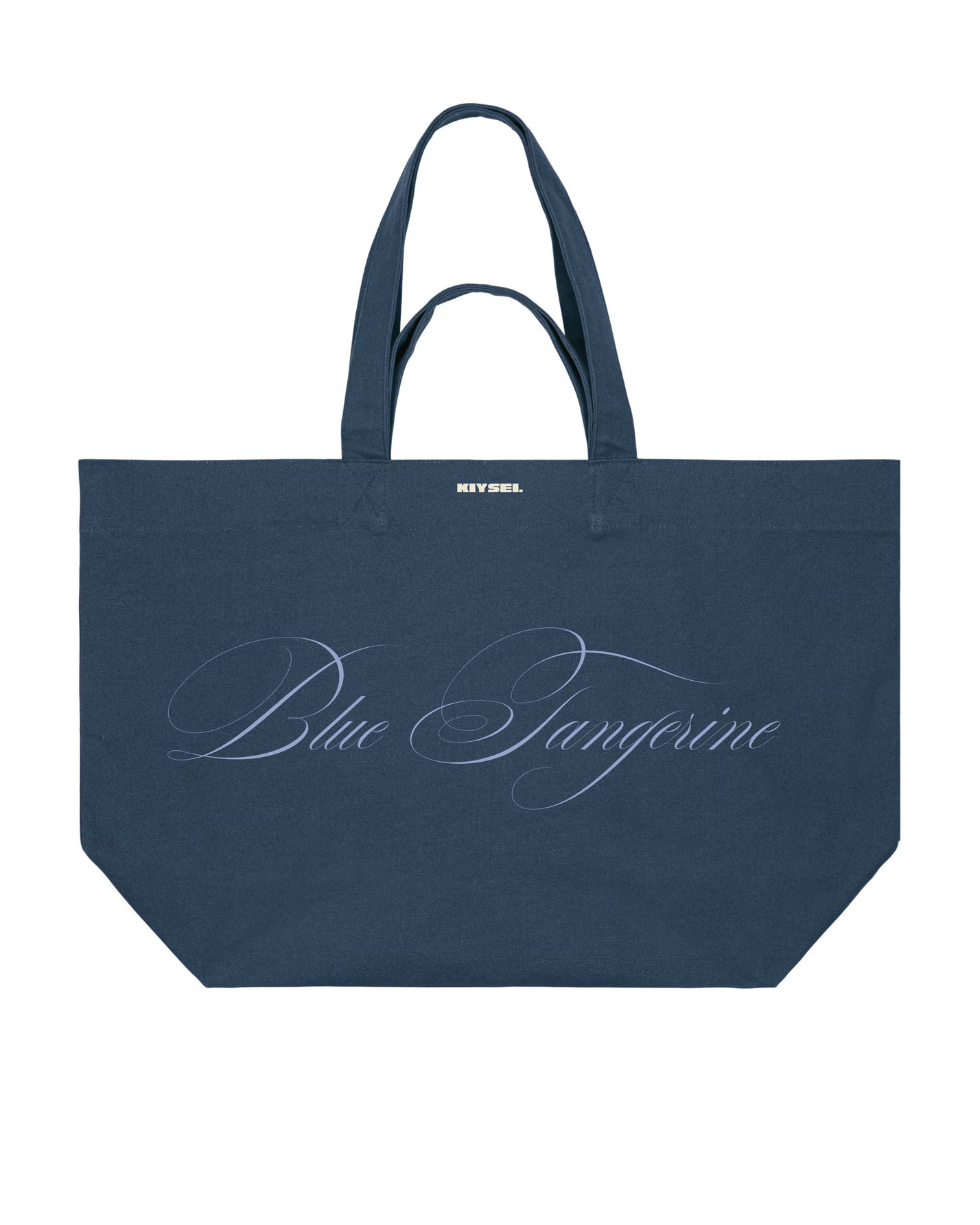 Signature Tote Bag Blue tangerine