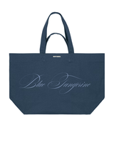 Signature Tote Bag Blue tangerine