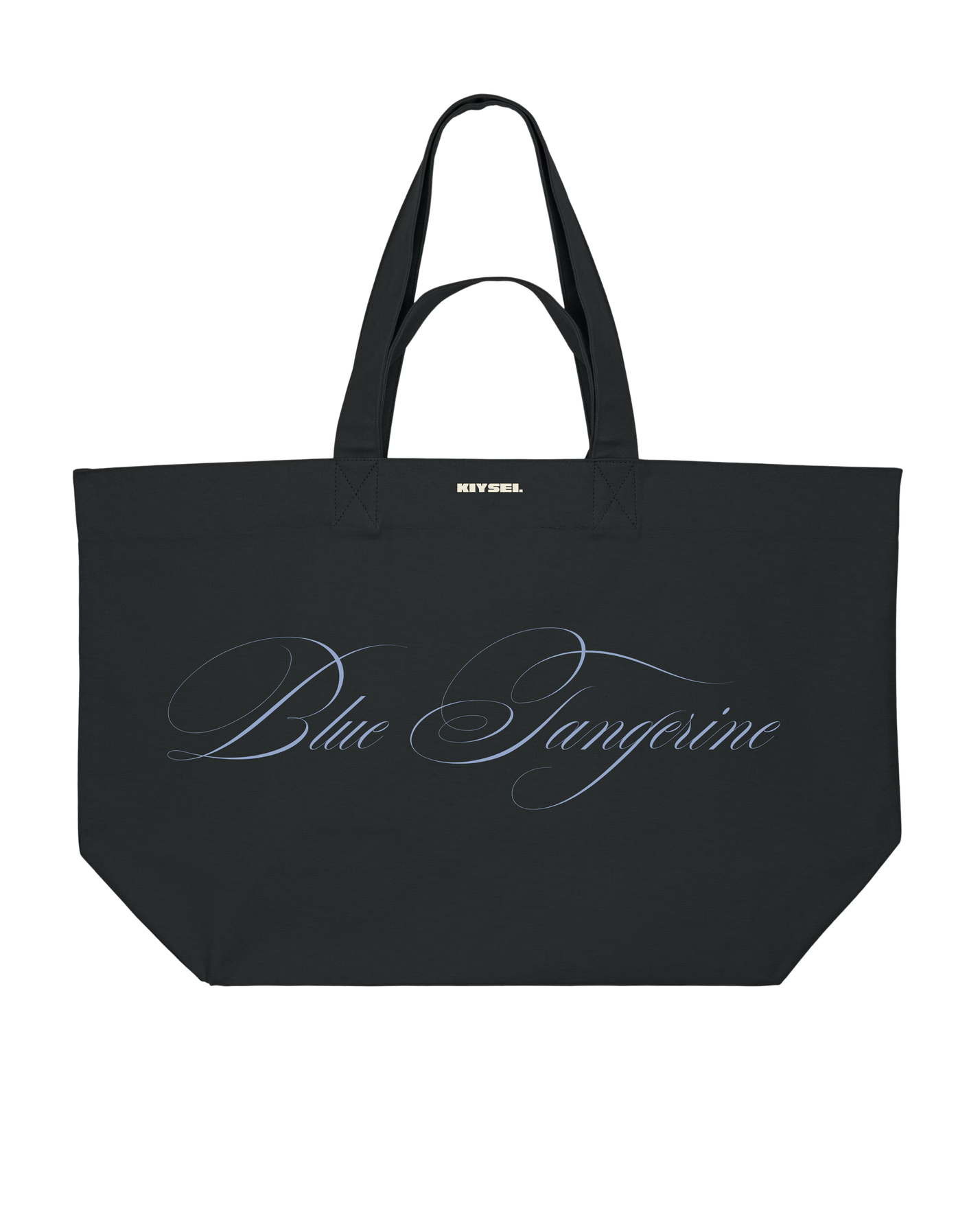 Signature Tote Bag Blue tangerine
