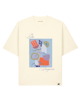 T-shirt Blue tangerine