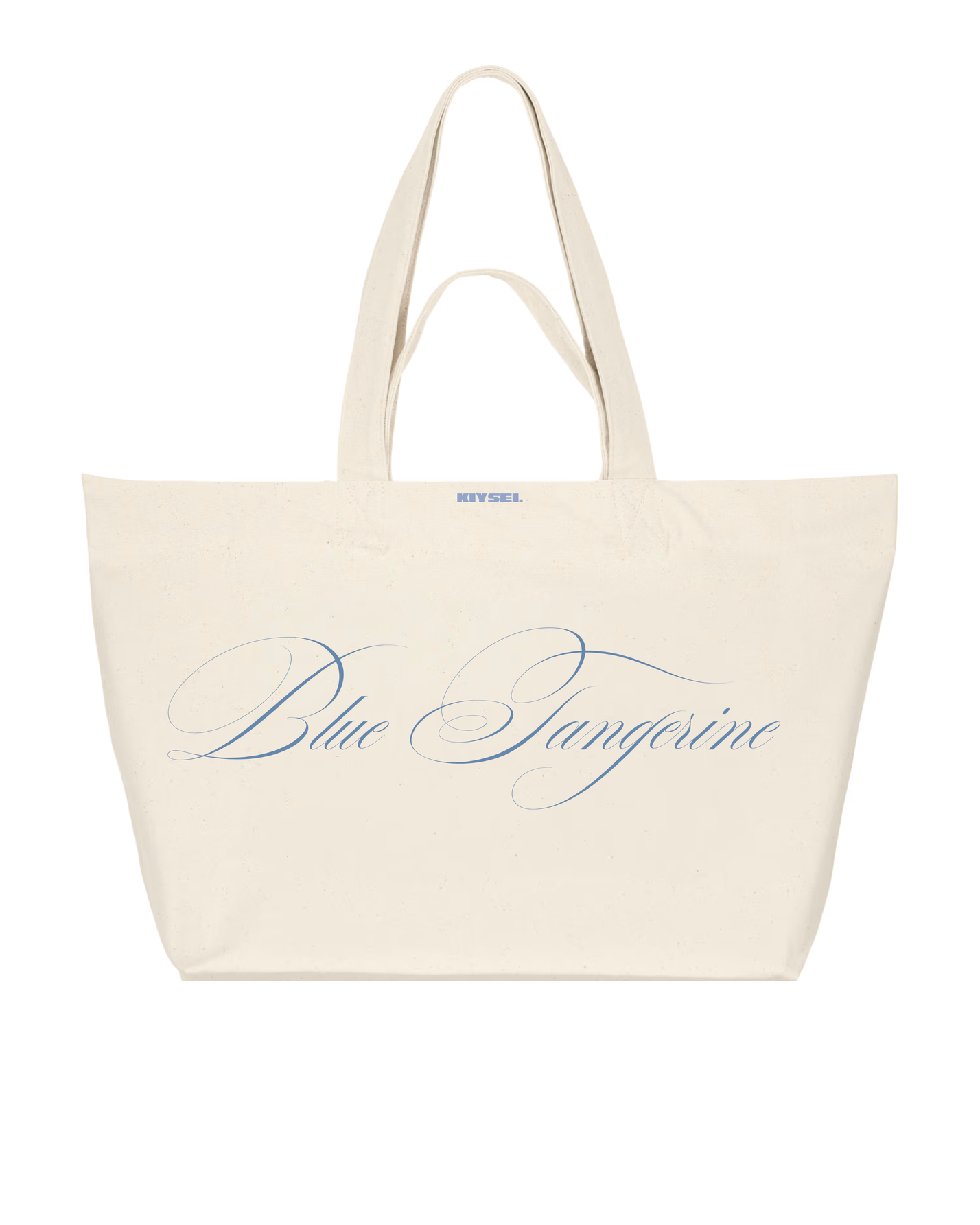 Signature Tote Bag Blue tangerine