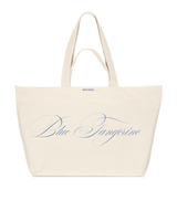 Signature Tote Bag Blue tangerine
