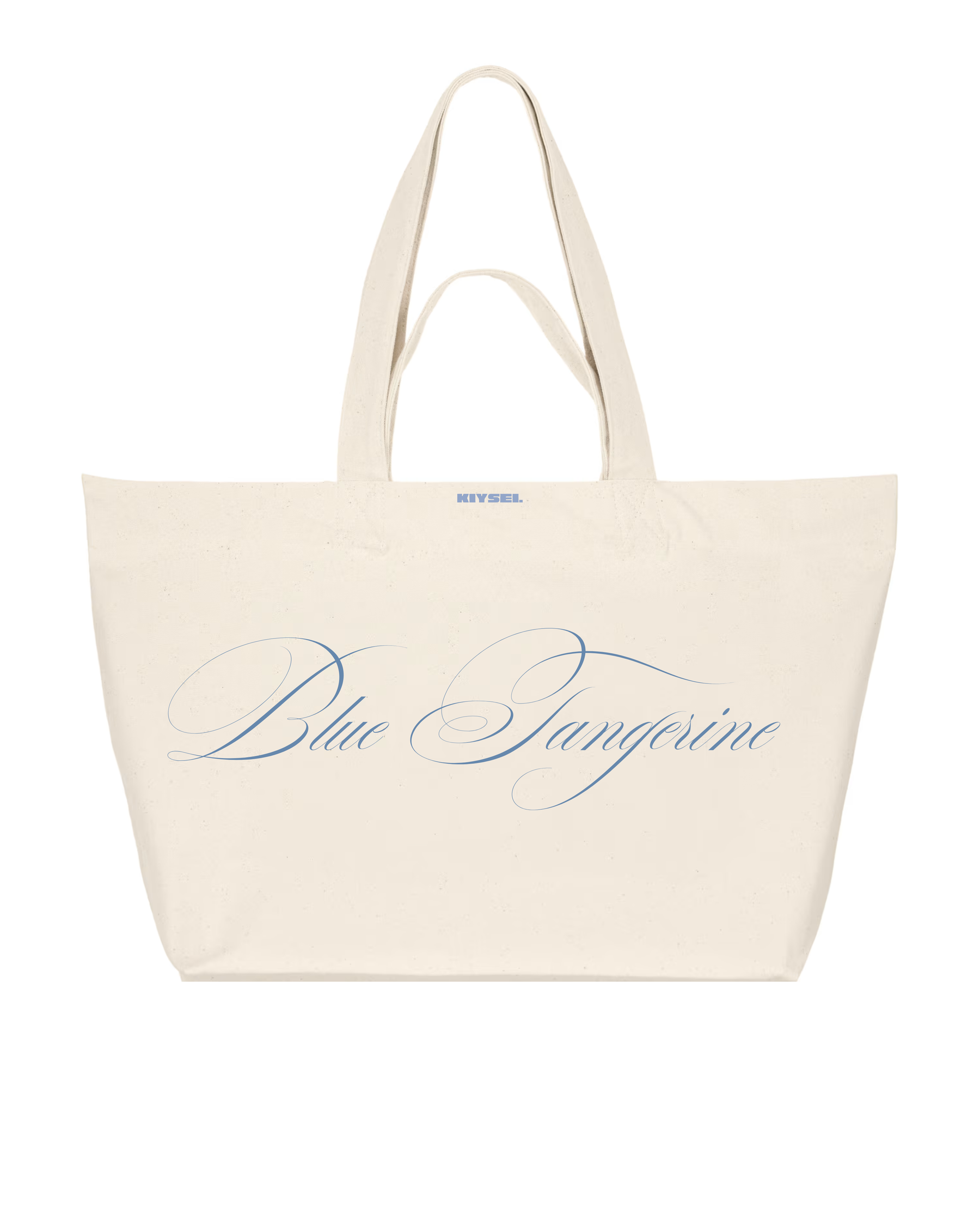 Signature Tote Bag Blue tangerine