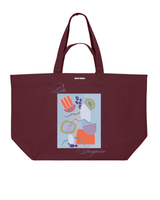 Signature Tote Bag Blue tangerine