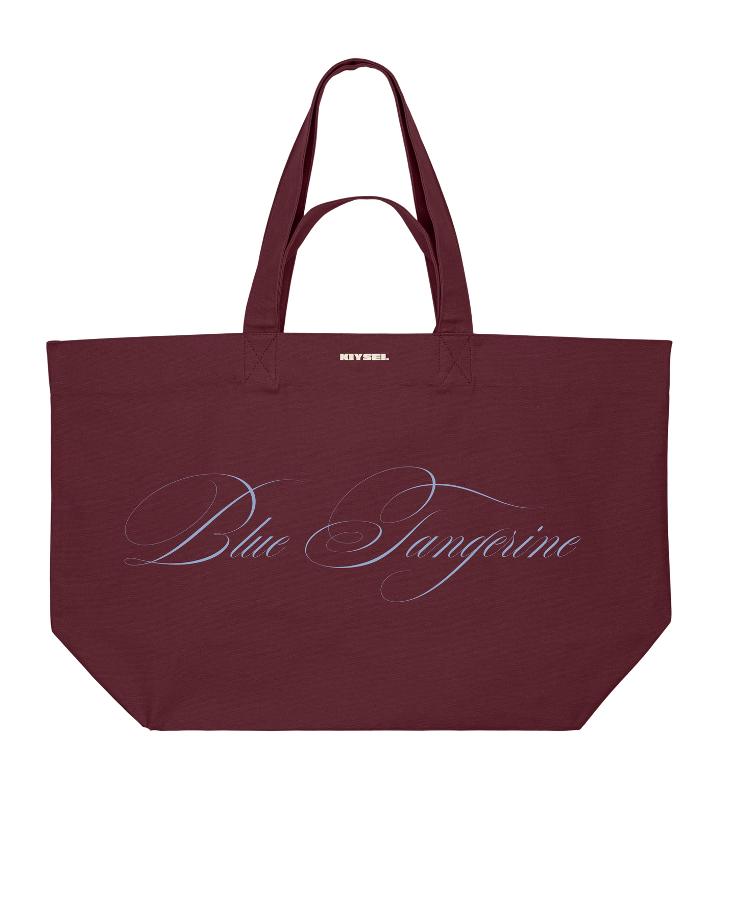Signature Tote Bag Blue tangerine